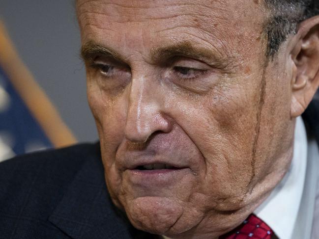 Rudy Giuliani is former New York mayor and Mr Trump’s personal lawyer. Picture: AFP