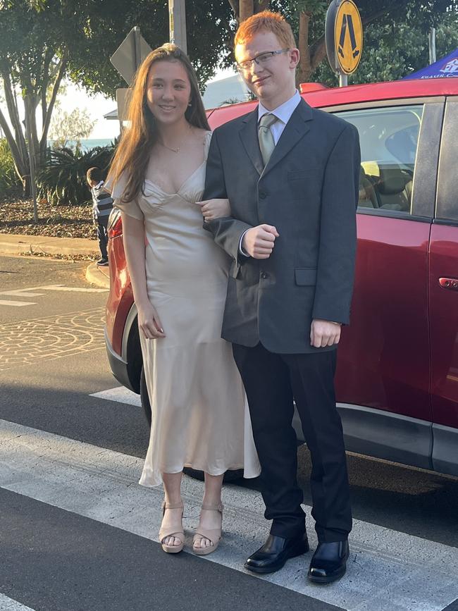 The students of Fraser Coast Anglican College arrive at their formal.