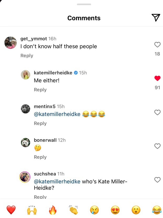 Miller-Heidke showed off her sense of humour on social media.