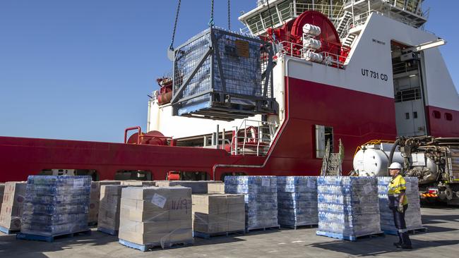 Foodbank Victoria will be shipping food and water relief to Mallacoota. Picture: Sarah Matray