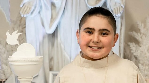 Nicholas Tadros, 10, is fighting for life after he was involved in a mid-air helicopter collision that killed four. Picture: Facebook