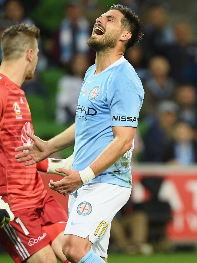 Bruno Fornaroli is still out of the Melbourne City side. Picture: Getty