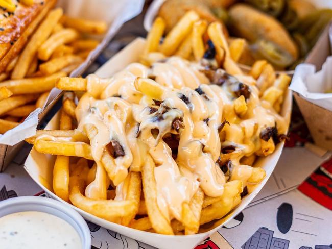 The loaded tiger fries with cheese sauce, secret sauce and caramelised onions. Picture: @goodfoodieguide