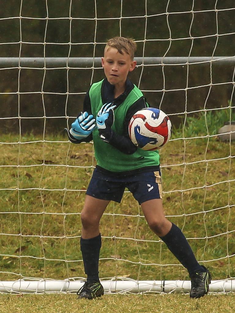 U/10Ã•s Logan FC V Bundaberg in the Premier Invitational Football Carnival at Nerang. Picture: Glenn Campbell