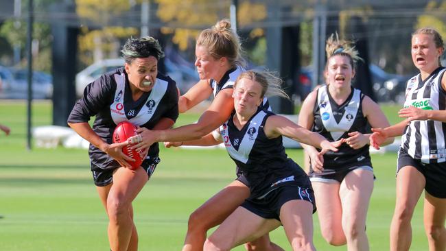 Adelaide University in action against Payneham Norwood Union in division one last season. Picture: Brayden Goldspink