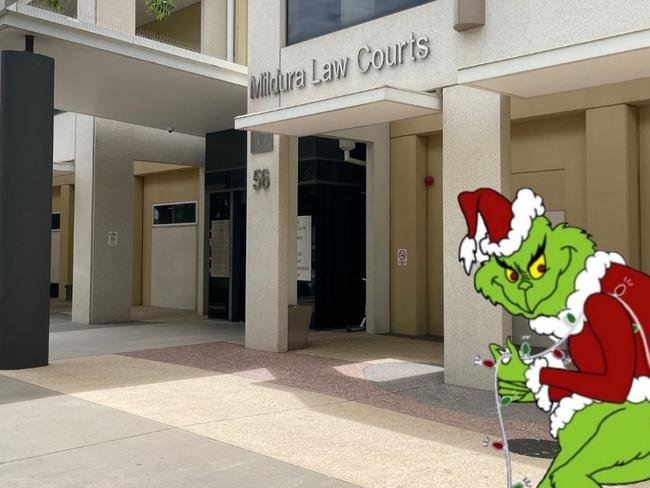 Steven Pappin is accused of a Christmas crime wave The Grinch would be proud of