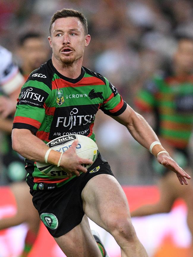 Damien Cook had a breakout year for the Rabbitohs in 2018. Picture: AAP Image/Dan Himbrechts