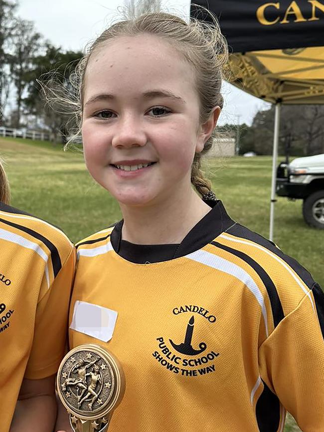 Laila at her school athletics carnival before the ordeal.