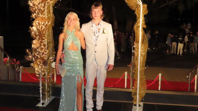 Jess Kerwick &amp; Eli Smith at the Xavier Catholic College formal.