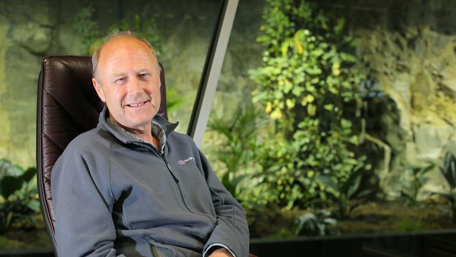 Co-Founder of the Eden Project Tim Smit in Hobart. Picture: RICHARD JUPE