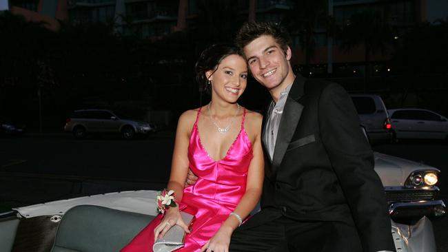 Emmanuel College formal at the Gold Coast International hotel. Amelia Mack and Grant Baars (l to r).