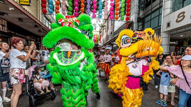 A Lunar New Year's Day celebration in Sydney’s Chinatown.