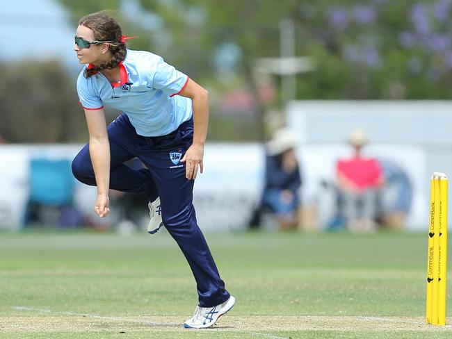 Olivia Callaghan picked up a wicket in the win over ACT. Picture: David Woodley, Cricket Australia