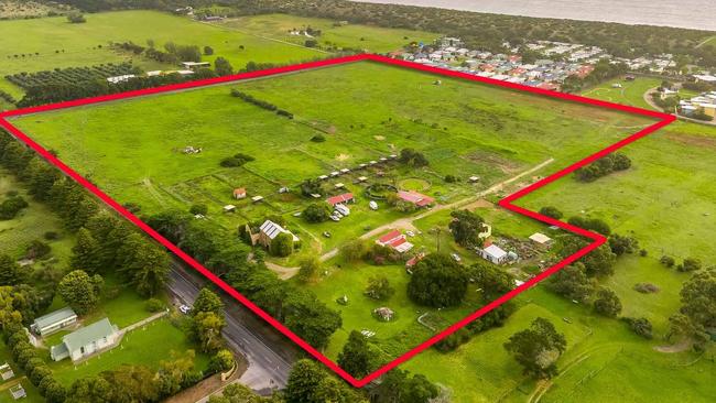 The site of the proposed housing estate and tourism caravan park at Normanville. Picture: URPS