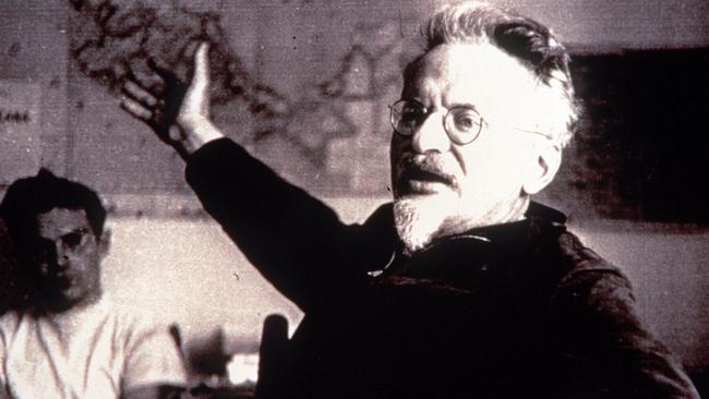 Russian socialist Leon Trotsky (1879-1940), born Lev Bronstein, plotted Bolshevik revolution with Lenin, but was assassinated by Soviet agents under Stalin’s orders in 1940.