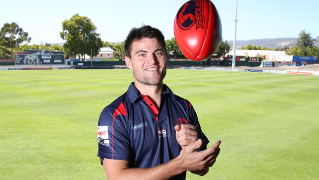 Norwood premiership midfielder Mat Sackling is pictured at Norwood Football Club earlier this year. Picture: Stephen Laffer