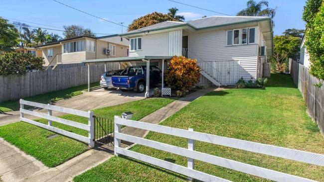 This three-bedroom house at 18 Wyeth Street, Wynnum, is on the market with a current rental income of $530 per week.