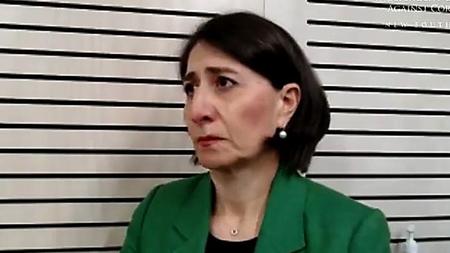 Former premier Gladys Berejiklian is in the hot seat at ICAC on Friday. Picture: ICAC