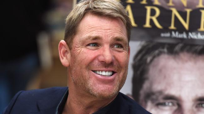 Shane Warne is no stranger to controversy. Picture: AFP