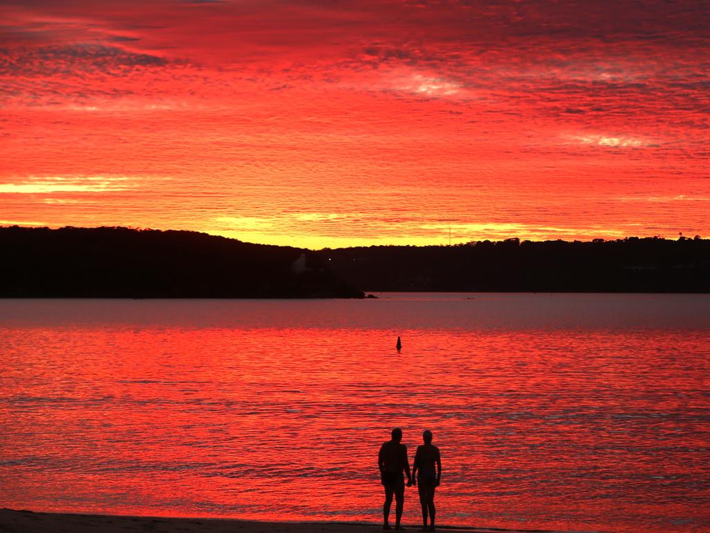 A spectacular sunrise at Balmoral this week. Picture: John Grainger