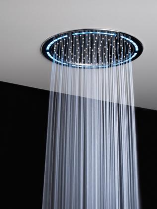 The right shower head can help save water.