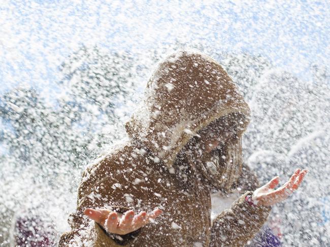 The snowfields at Snowflakes in Stanthorpe on Sunday, July 2.