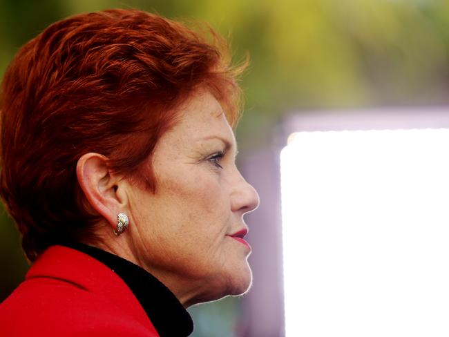 Pauline Hanson One Nation press conference. Pic Mark Calleja