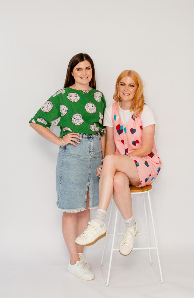 Kate Russell (left) and Chloe Rowe (right) of Jericho Road Clothing