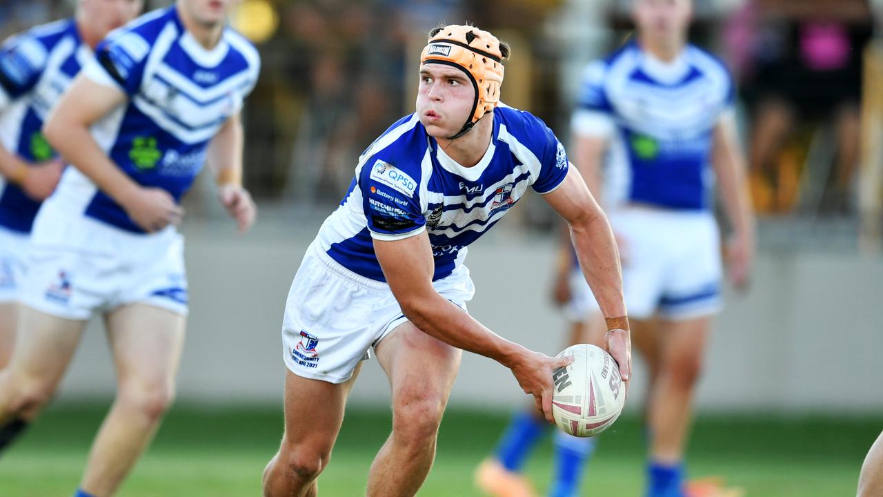 Lachlan Lerch. Aaron Payne Cup; Kirwan State High School Vs Ignatius Park College at Jack Manski Oval. Picture: Alix Sweeney