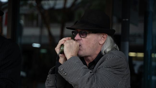 Pete Clacksln plays on Mary St as part of Buskers on Mary in Gympie. August 18, 2023. Picture: Christine Schindler