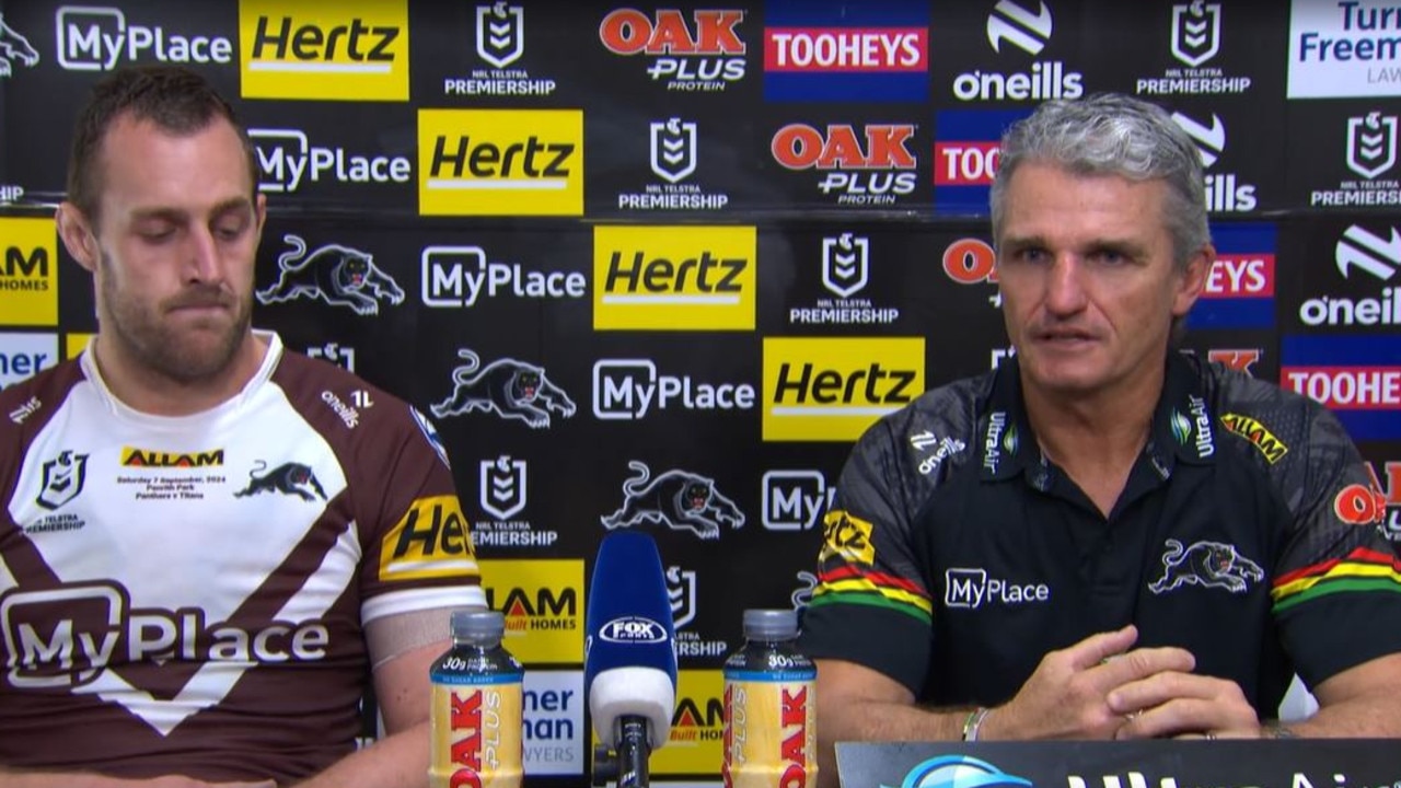 Panthers coach Ivan Cleary says his star halfback and son Nathan has “a few hoops to jump through” before he’ll be declared fit to play the Roosters in their qualifying final next weekend.