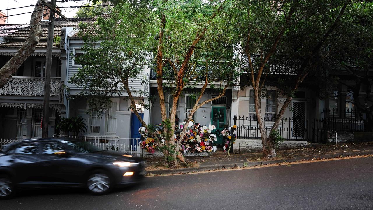 The house in Brown Street, Paddington. Picture: Rohan Kelly