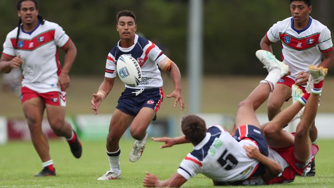 Brooklyn Rosemeyer in action for the Central Coast Roosters. Picture: Sue Graham