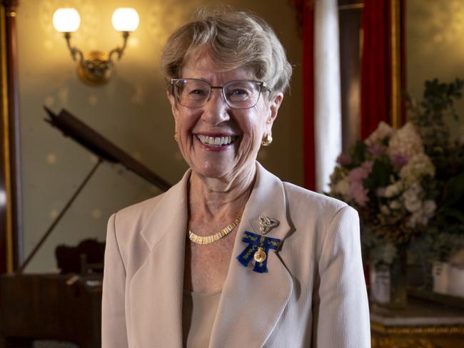 14/2/25 - NSW Governor Margaret Beazley at Government house. She is talking to The Australian about women's health and her own experience of navigating her health and life and work. Picture Ryan Osland