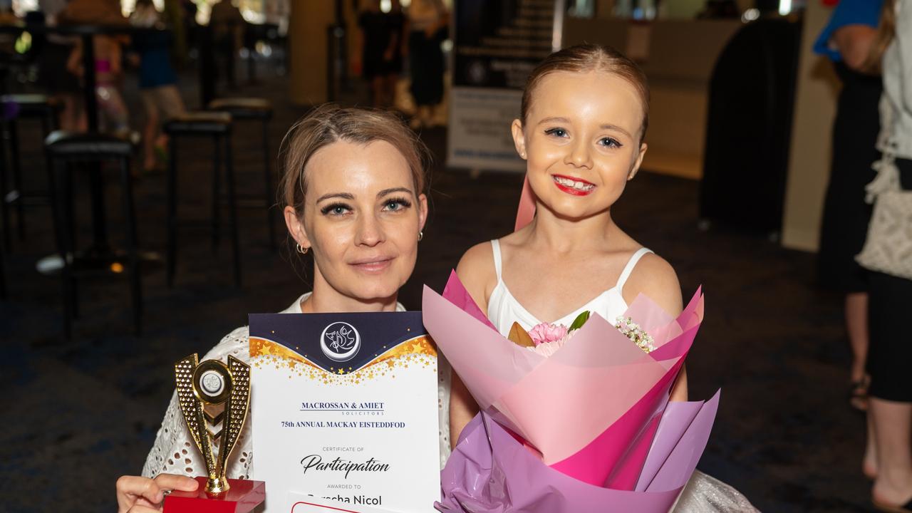 Rebecca and Porscha Nicol at the 75th Mackay Eisteddfod 2022.Picture: Michaela Harlow