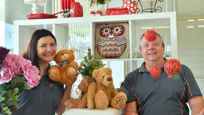 Ian Harrison and Dessi Mitzeva of Aus Living Support Ltd in Nambour are ready to open their new charity store. Photo: John McCutcheon / Sunshine Coast Daily