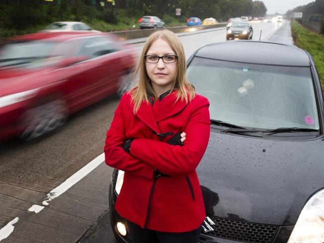 Melanie Petz says traffic can be a nightmare before the peak hour rush. Picture: Norm Oorloff