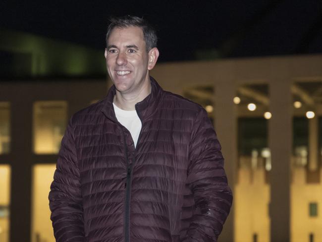 CANBERRA, Australia, NewsWire Photos. May 10, 2024: Federal Treasurer Jim Chalmers arrives at Parliament House in Canberra. Picture: NCA NewsWire / Martin Ollman