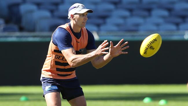 Harry Taylor says he’s in physically great shape after overcoming a debilitating foot injury. Picture: Alison Wynd