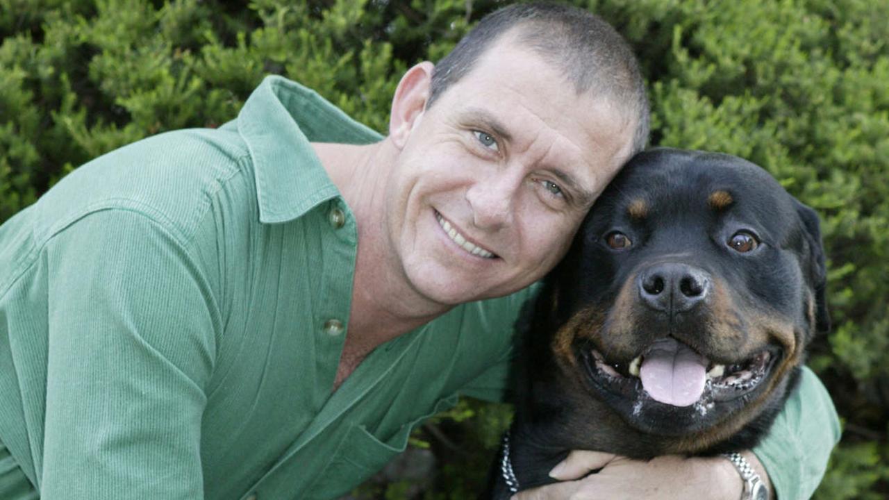 Peter Rowsthorn with Cujo.
