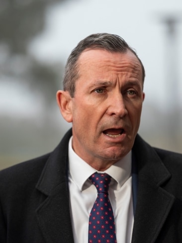 Western Australia Premier Mark McGowan said alleviating the pressure on health systems was crucial. Picture: NCA NewsWire / Martin Ollman