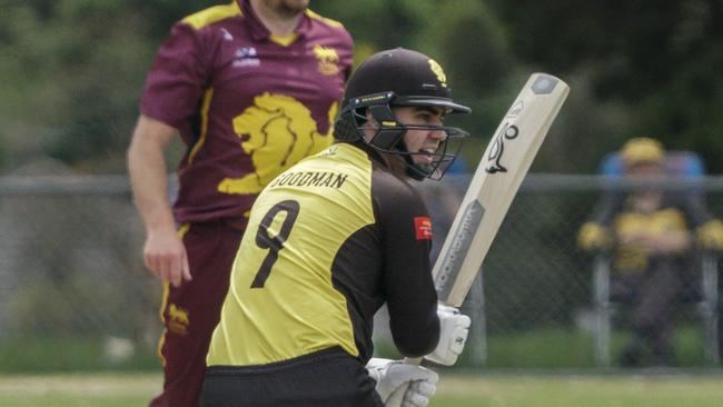 Tim Goodman batting for Richmond. Picture: Valeriu Campan