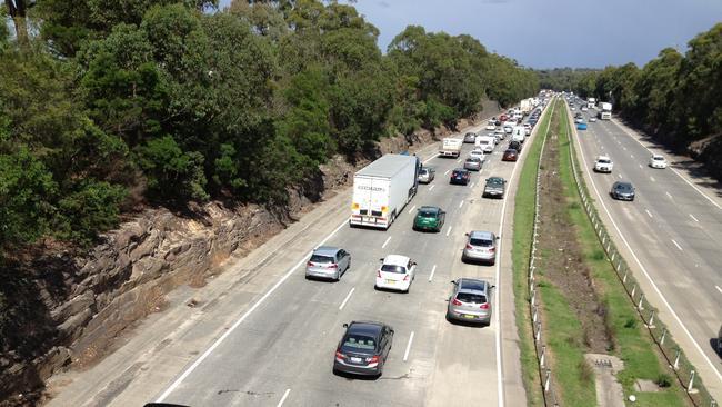 A driver was also caught watching TV on her mobile phone while driving her car through the M5 tunnel.