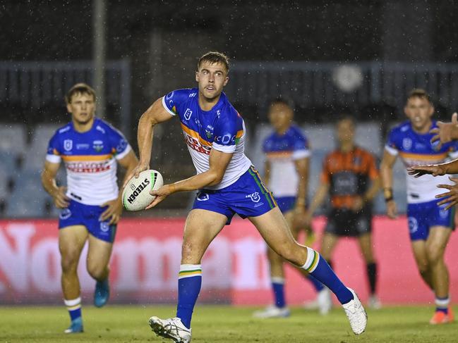 Raiders recruit Ethan Sanders impressed in his first outing for the club. Picture: NRL Imagery