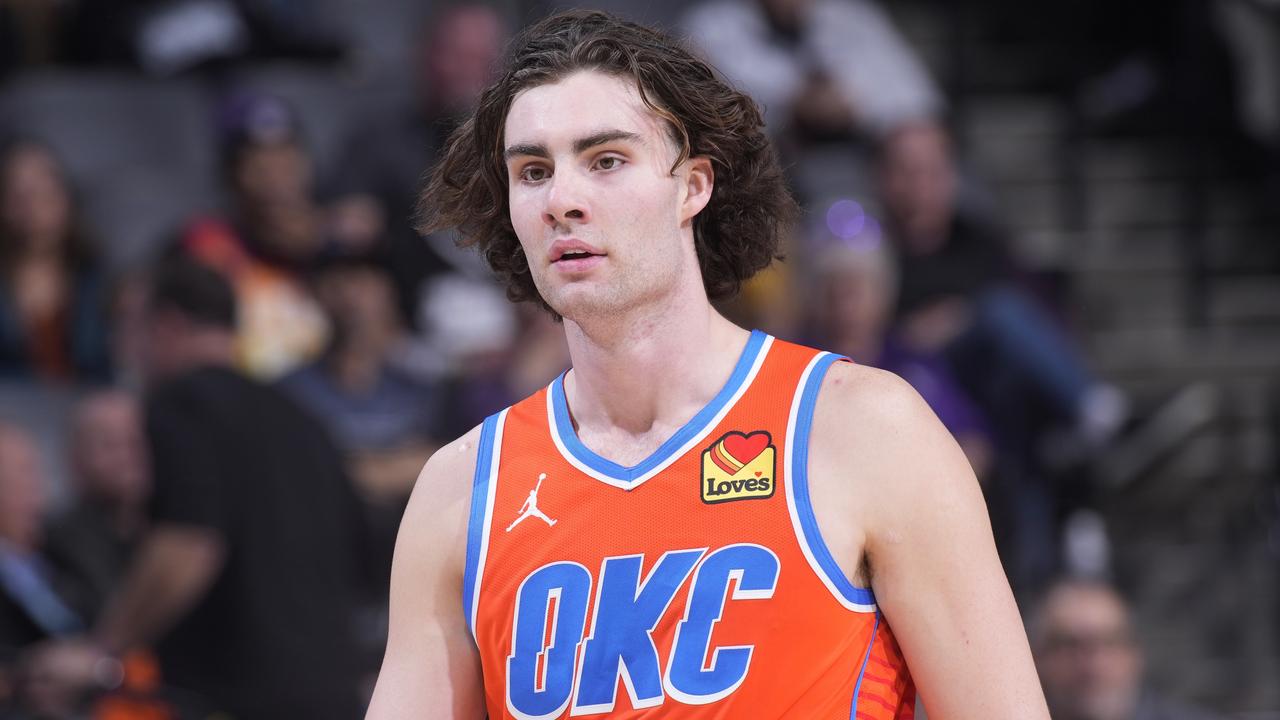 Josh Giddey could be traded by the Thunder. (Photo by Rocky Widner/NBAE via Getty Images)