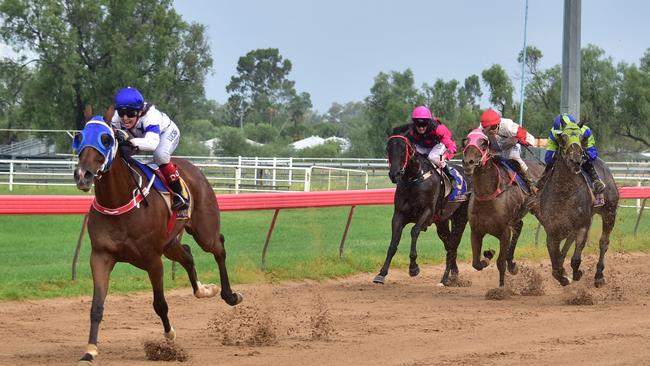 Miles gelding Fab's Cowboy races to victory for apprentice Dakota Graham and trainer Bevan Johnson in this year's Bendemere Cup at Bassett Park.