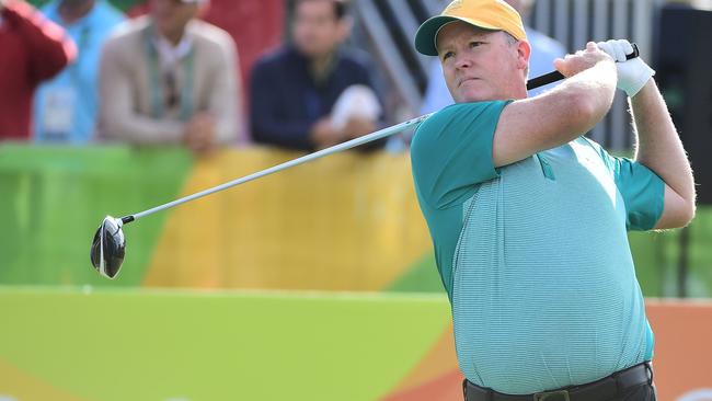 Marcus Fraser has the first round lead after the opening round of the golf in Rio.