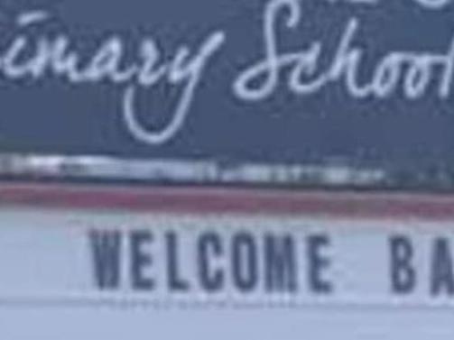 East Devonport Primary School was left with a rude surprise after welcoming students back to school.