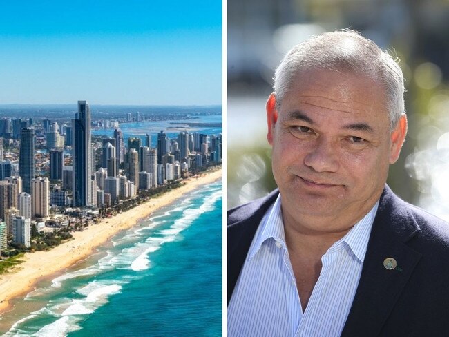 Tom Tate wants tourists to "take a punt" on the Gold Coast.