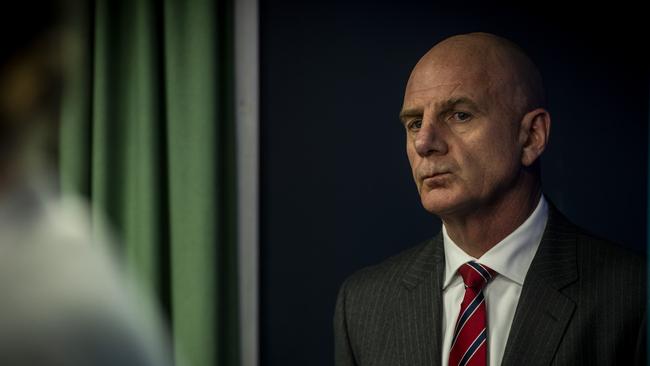 Premier Peter Gutwein makes no apologies for Tasmania’s tough stance. Picture: Luke Bowden.